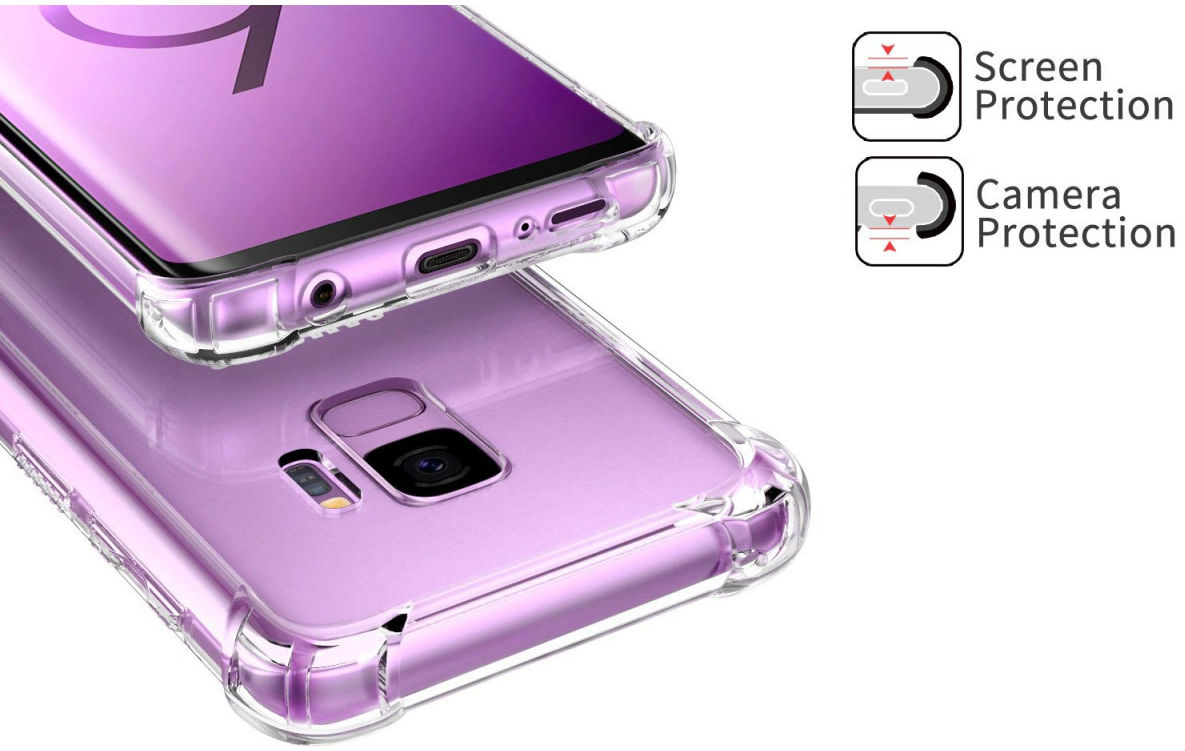 Samsung Galaxy S9 Hoesje Schokbestendig Transparant afbeelding 5