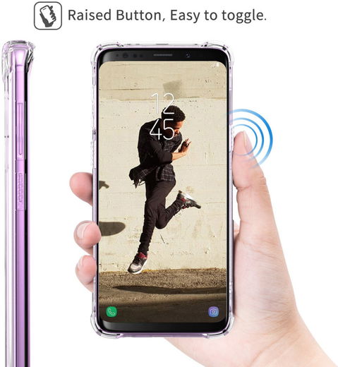 Samsung Galaxy S9 Hoesje Schokbestendig Transparant afbeelding 8