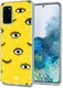 HappyCase Samsung Galaxy S20 Hoesje Flexibel TPU Happy Eyes Print afbeelding 2
