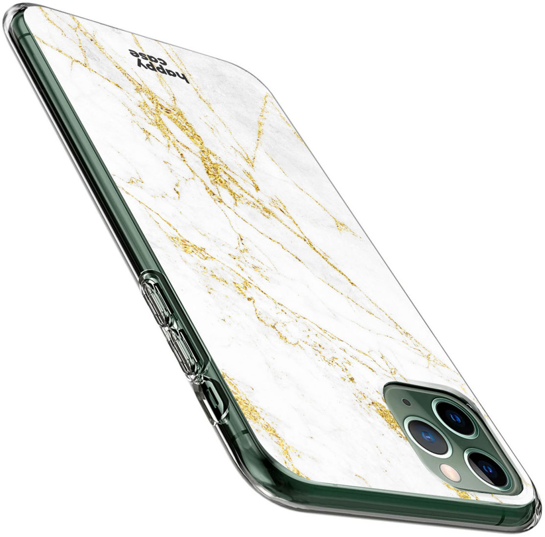HappyCase iPhone 11 Pro Hoesje Flexibel TPU Wit Marmer Print afbeelding 7