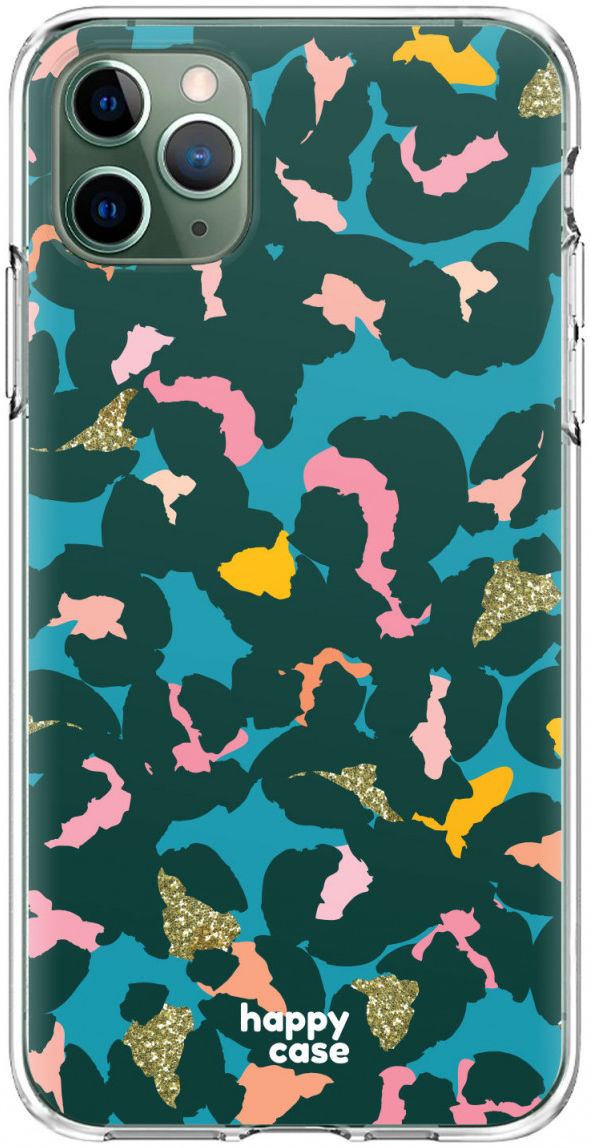 HappyCase iPhone 11 Pro Hoesje Flexibel TPU Summer Leopard Print afbeelding 1