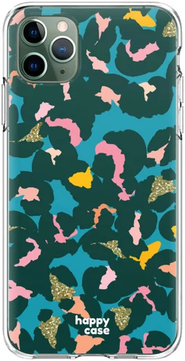 HappyCase iPhone 11 Pro Hoesje Flexibel TPU Summer Leopard Print afbeelding 1
