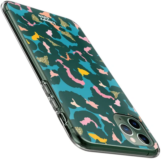 HappyCase iPhone 11 Pro Hoesje Flexibel TPU Summer Leopard Print afbeelding 5