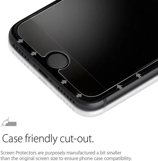 Spigen Glas.tR Slim Tempered Glass Apple iPhone 7 / 8 / SE (2-Pack) afbeelding 7