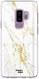 HappyCase Samsung Galaxy S9 Plus Hoesje Flexibel TPU Wit Marmer Print afbeelding 1