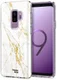 HappyCase Samsung Galaxy S9 Plus Hoesje Flexibel TPU Wit Marmer Print afbeelding 2