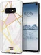 HappyCase Samsung Galaxy S10E Hoesje Flexibel TPU Roze Marmer Print afbeelding 2