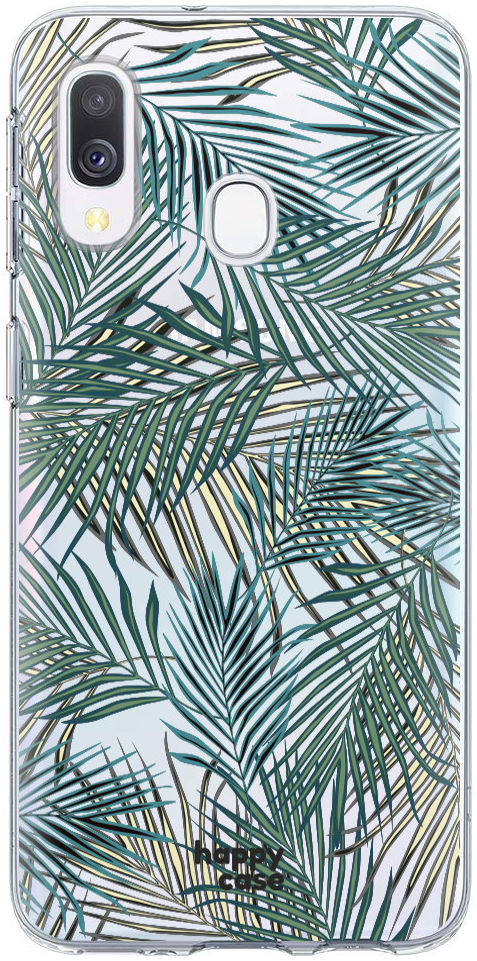HappyCase Samsung Galaxy A40 Hoesje Flexibel TPU Jungle Print afbeelding 1