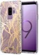 HappyCase Samsung Galaxy S9 Plus Hoesje Flexibel TPU Golden Leaves afbeelding 2