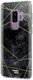 HappyCase Samsung Galaxy S9 Plus Hoesje Flexibel TPU Zwart Marmer afbeelding 6