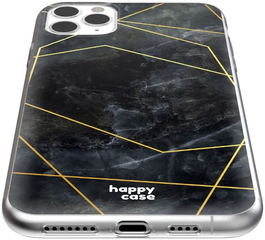 HappyCase Apple iPhone 11 Pro Max Hoesje Flexibel TPU Zwart Marmer afbeelding 6