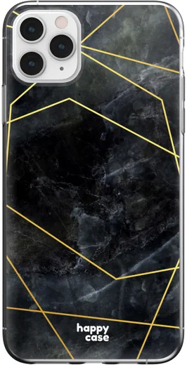 HappyCase Apple iPhone 11 Pro Max Hoesje Flexibel TPU Zwart Marmer afbeelding 7