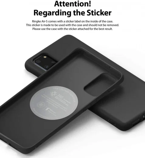 Ringke Air S Samsung Galaxy S20 Plus Hoesje Zwart afbeelding 3