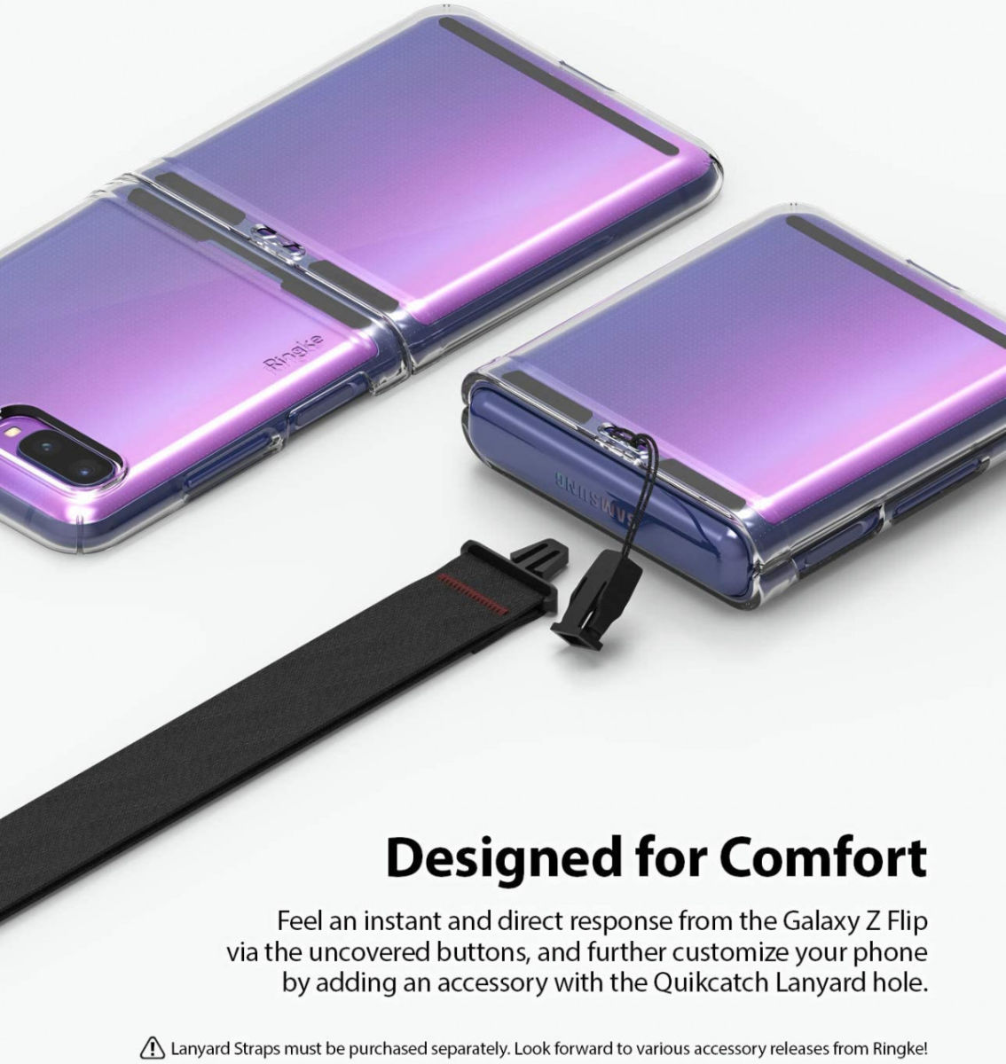 Ringke Slim Samsung Galaxy Z Flip Hoesje Ultra Dun Transparant afbeelding 5