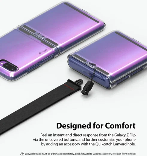 Ringke Slim Samsung Galaxy Z Flip Hoesje Ultra Dun Transparant afbeelding 5