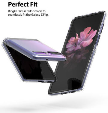 Ringke Slim Samsung Galaxy Z Flip Hoesje Ultra Dun Clear afbeelding 3