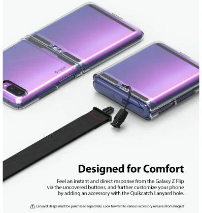 Ringke Slim Samsung Galaxy Z Flip Hoesje Ultra Dun Clear afbeelding 5