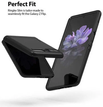 Ringke Slim Samsung Galaxy Z Flip Hoesje Ultra Dun Zwart afbeelding 2