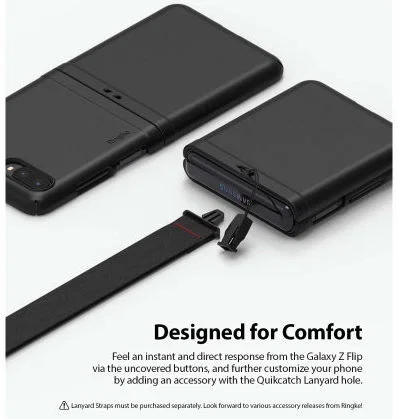 Ringke Slim Samsung Galaxy Z Flip Hoesje Ultra Dun Zwart afbeelding 5