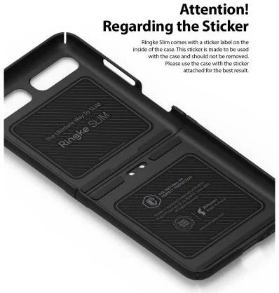 Ringke Slim Samsung Galaxy Z Flip Hoesje Ultra Dun Zwart afbeelding 9