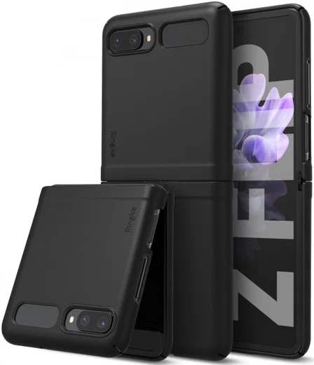 Ringke Slim Samsung Galaxy Z Flip Hoesje Ultra Dun Zwart afbeelding 1
