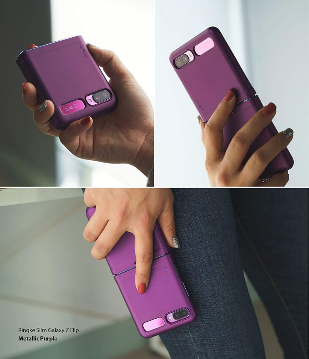 Ringke Slim Samsung Galaxy Z Flip Hoesje Ultra Dun Paars afbeelding 4