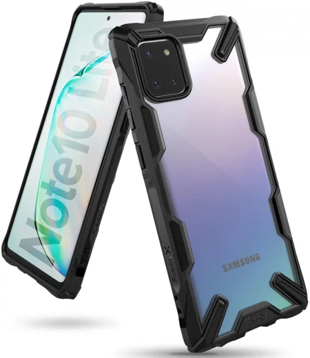 Ringke Fusion X Samsung Galaxy Note 10 Lite Hoesje Zwart afbeelding 1