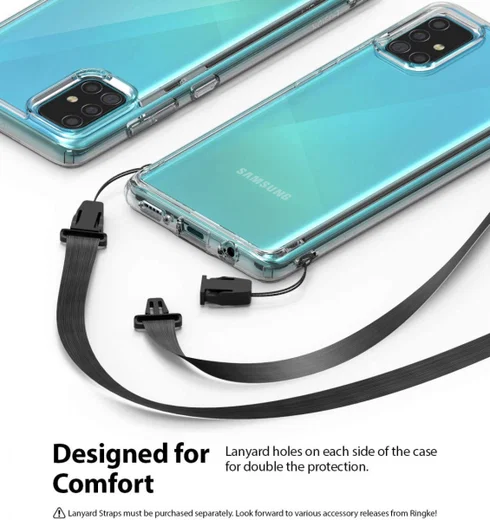 Ringke Fusion Samsung Galaxy A51 Hoesje Transparant afbeelding 4