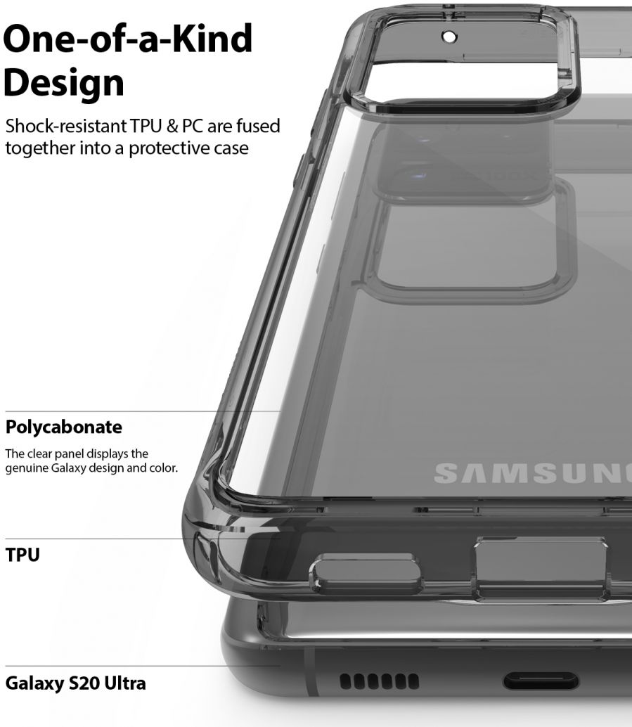 Ringke Fusion Samsung Galaxy S20 Ultra Transparant afbeelding 3