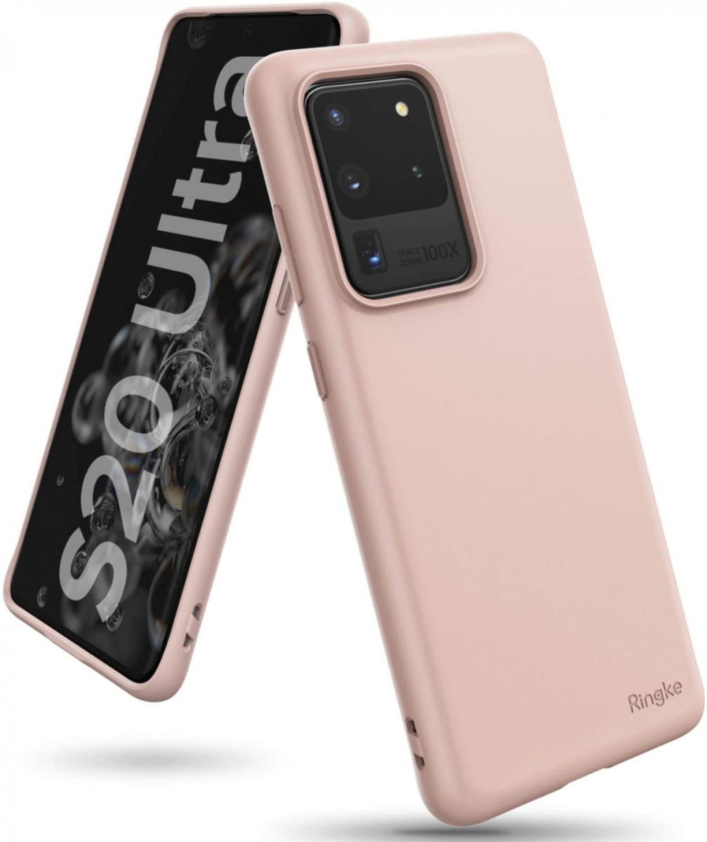 Ringke Air S Samsung Galaxy S20 Ultra Hoesje Roze afbeelding 1