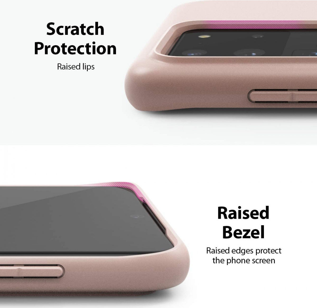 Ringke Air S Samsung Galaxy S20 Ultra Hoesje Roze afbeelding 9