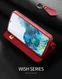 Dux Ducis Wish Series Samsung Galaxy S20 Plus Leren Hoesje Rood afbeelding 2