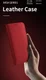 Dux Ducis Wish Series Samsung Galaxy S20 Plus Leren Hoesje Rood afbeelding 4