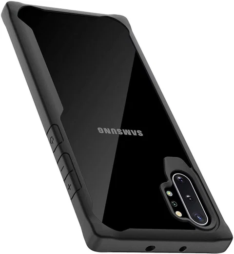 Samsung Galaxy Note 10 Hoesje Hybride Iron Man Series Zwart afbeelding 2