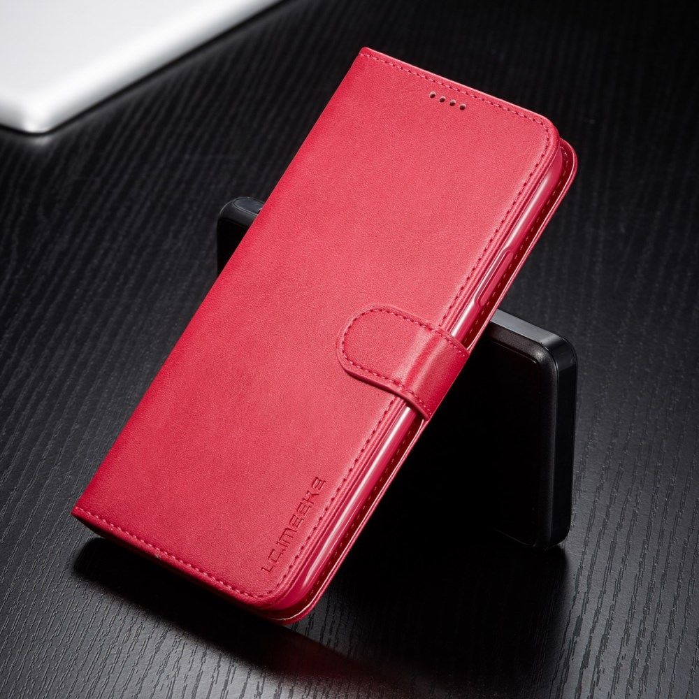 Apple iPhone 11 Pro Max Stand Portemonnee Bookcase Hoesje Rood afbeelding 5