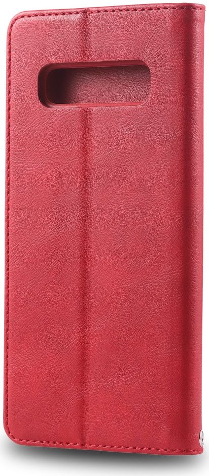 AZNS Retro Samsung Galaxy S10 5G Portemonnee Stand Hoesje Rood afbeelding 5