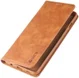 AZNS Retro Samsung Galaxy S10 5G Portemonnee Stand Hoesje Bruin afbeelding 1