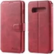 AZNS Samsung Galaxy S10 5G Portemonnee Hoesje Kunstleer Rood afbeelding 3