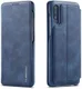 Samsung Galaxy A70 Hoesje Retro Bookcase met Kaarthouder Blauw afbeelding 6