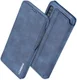 Samsung Galaxy A70 Hoesje Retro Bookcase met Kaarthouder Blauw afbeelding 3