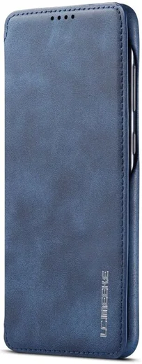 Samsung Galaxy A70 Hoesje Retro Bookcase met Kaarthouder Blauw afbeelding 5