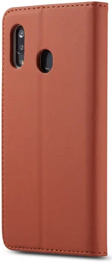 Samsung Galaxy A40 Hoesje Wallet Bookcase Kunstleer Bruin afbeelding 7