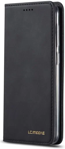 Samsung Galaxy A40 Hoesje Wallet Bookcase Kunstleer Zwart afbeelding 3