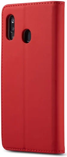 Samsung Galaxy A40 Hoesje Wallet Bookcase Kunstleer Rood afbeelding 7