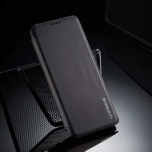 Samsung Galaxy A51 Hoesje Vintage Bookcase met Kaarthouder Zwart afbeelding 15
