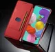 Samsung Galaxy A51 Hoesje Vintage Bookcase met Kaarthouder Rood afbeelding 9