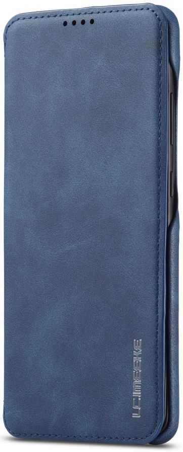 Samsung Galaxy A51 Hoesje Vintage Bookcase met Kaarthouder Blauw afbeelding 5