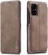 Samsung Galaxy A51 Hoesje Vintage Bookcase met Kaarthouder Coffee afbeelding 6