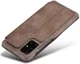Samsung Galaxy A51 Hoesje Vintage Bookcase met Kaarthouder Coffee afbeelding 4