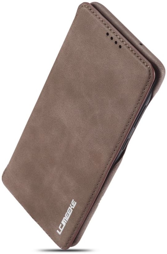 Samsung Galaxy A51 Hoesje Vintage Bookcase met Kaarthouder Coffee afbeelding 7